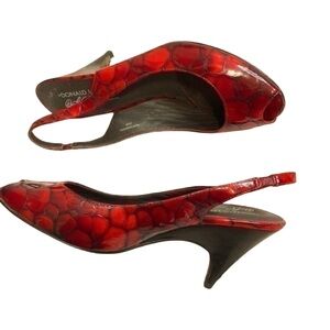 Donald J pliner peep toe heels Papina 6666